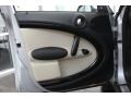 Gravity Polar Beige Leather 2012 Mini Cooper S Countryman All4 AWD Door Panel