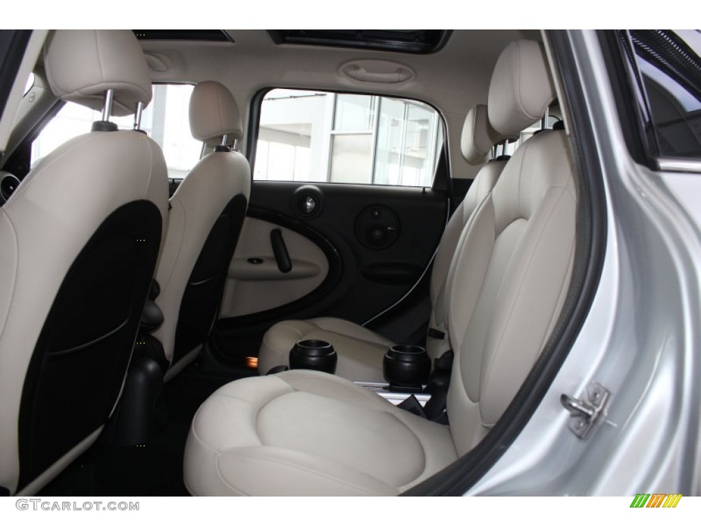 Gravity Polar Beige Leather Interior 2012 Mini Cooper S Countryman All4 AWD Photo #82443339