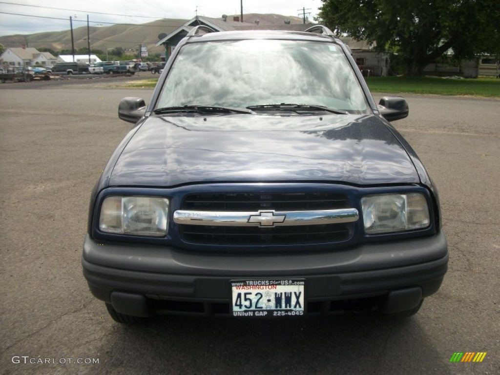 2000 Tracker 4WD Hard Top - Dark Blue Metallic / Medium Gray photo #6