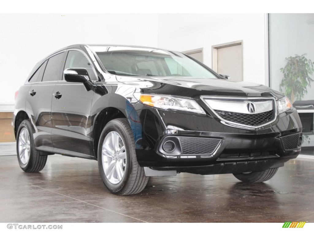Crystal Black Pearl 2014 Acura RDX Standard RDX Model Exterior Photo #82443939