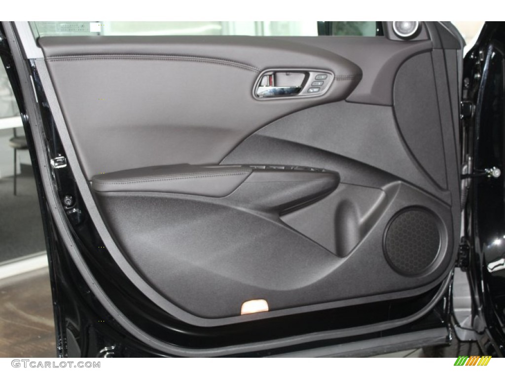 2014 Acura RDX Standard RDX Model Ebony Door Panel Photo #82444035