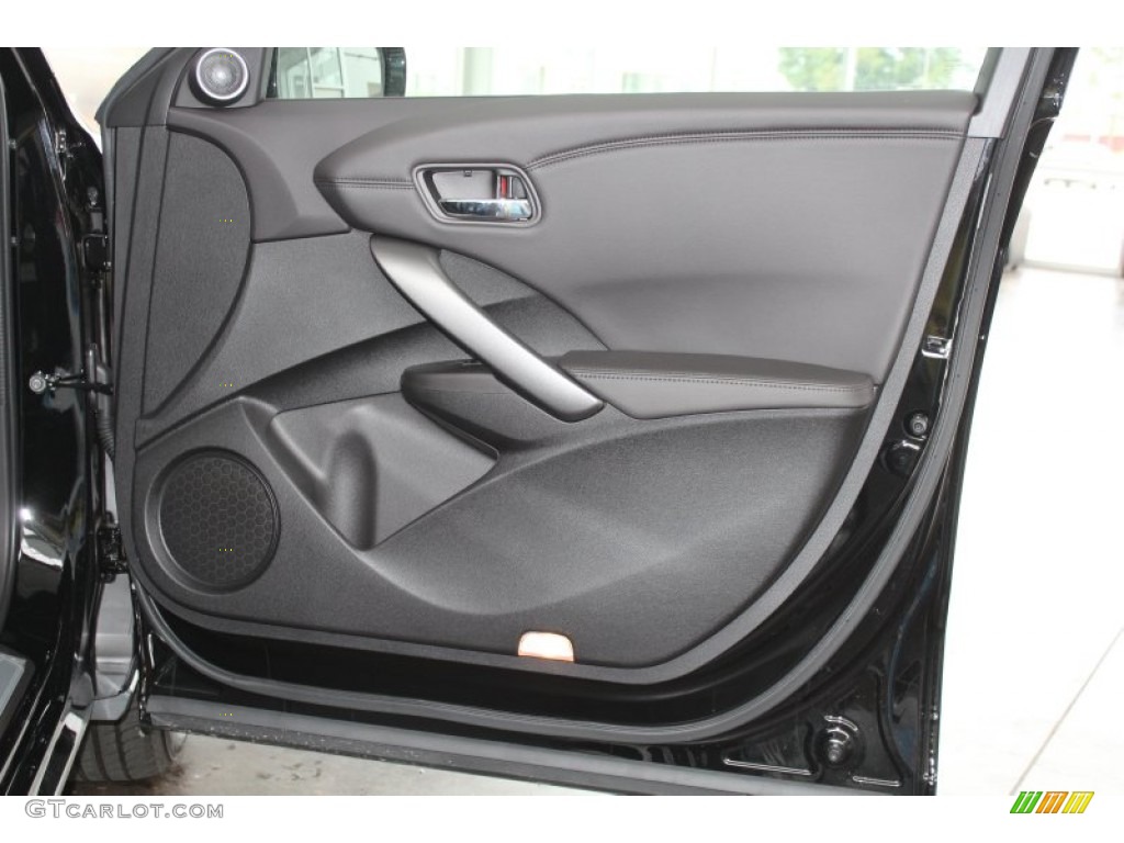 2014 Acura RDX Standard RDX Model Ebony Door Panel Photo #82444046
