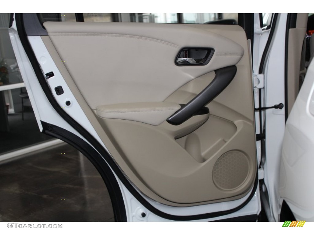 2014 Acura RDX Standard RDX Model Parchment Door Panel Photo #82444566
