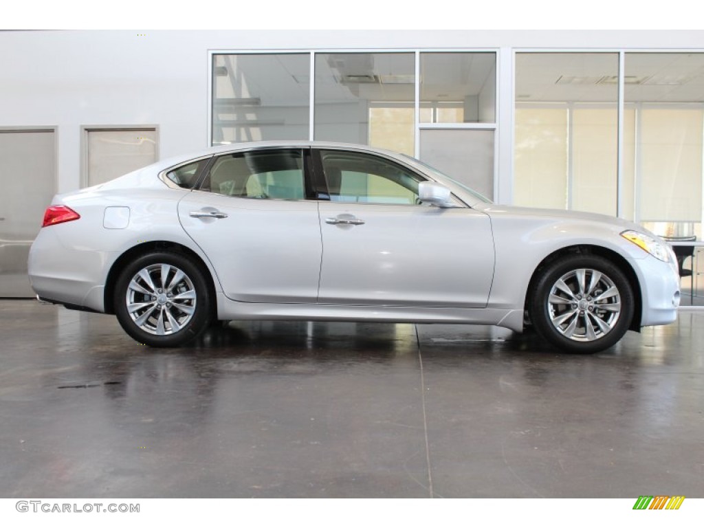 Liquid Platinum 2013 Infiniti M 37 Sedan Exterior Photo #82445058