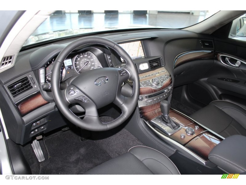 Graphite Interior 2013 Infiniti M 37 Sedan Photo #82445118