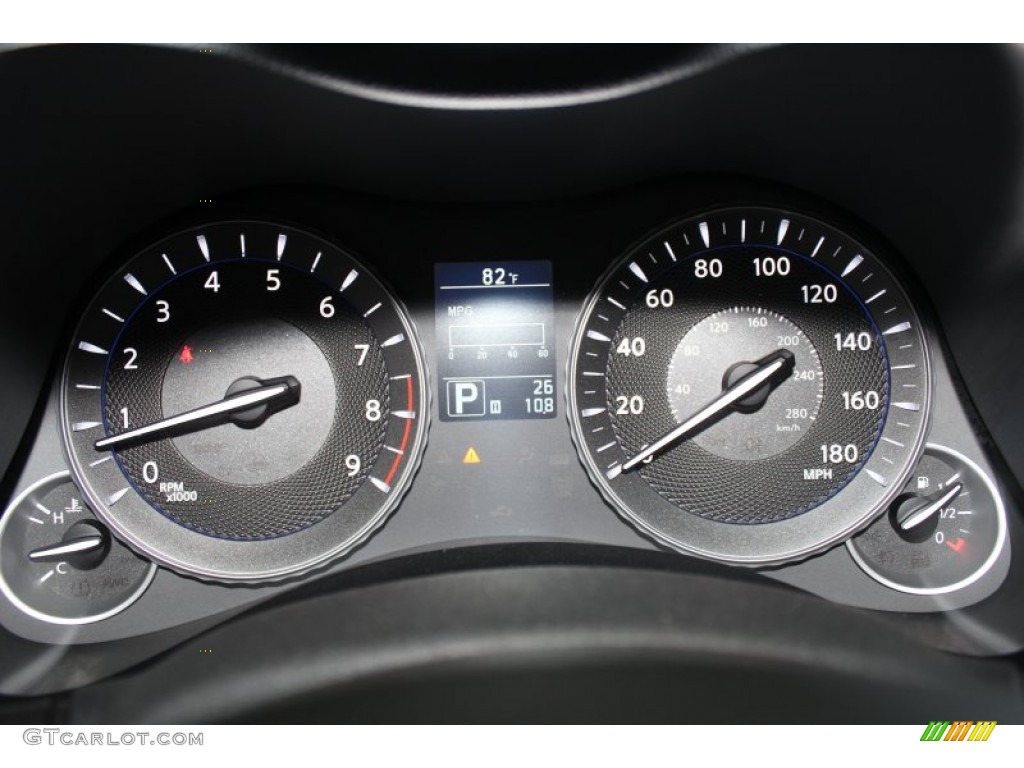 2013 Infiniti M 37 Sedan Gauges Photo #82445124