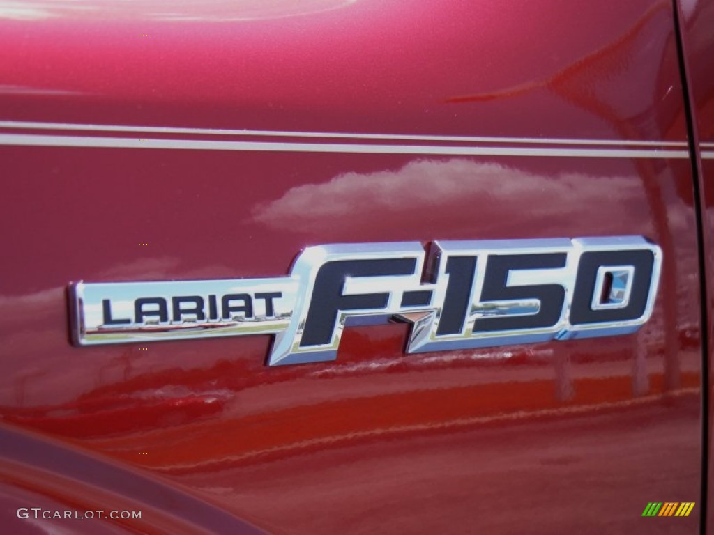 2013 F150 Lariat SuperCrew - Ruby Red Metallic / Adobe photo #5