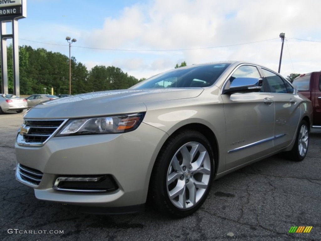 2014 Impala LTZ - Champagne Silver Metallic / Jet Black/Dark Titanium photo #3