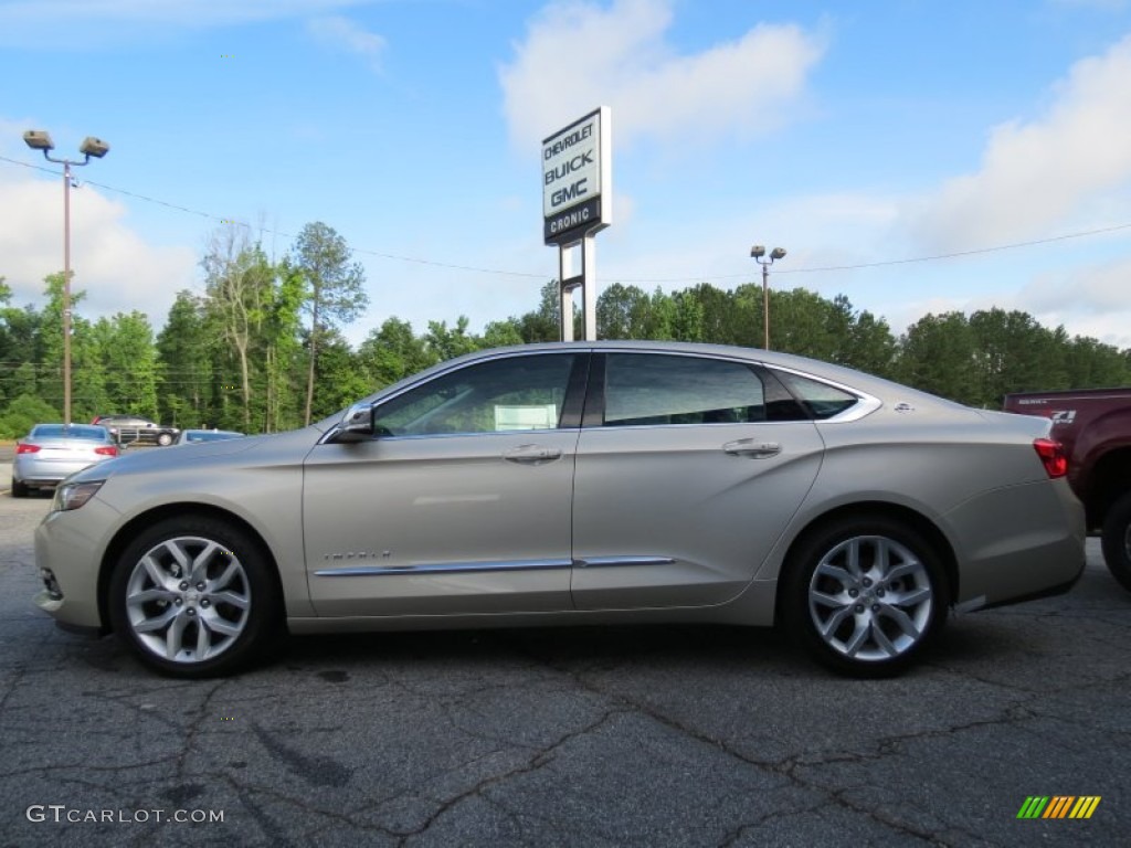 2014 Impala LTZ - Champagne Silver Metallic / Jet Black/Dark Titanium photo #4