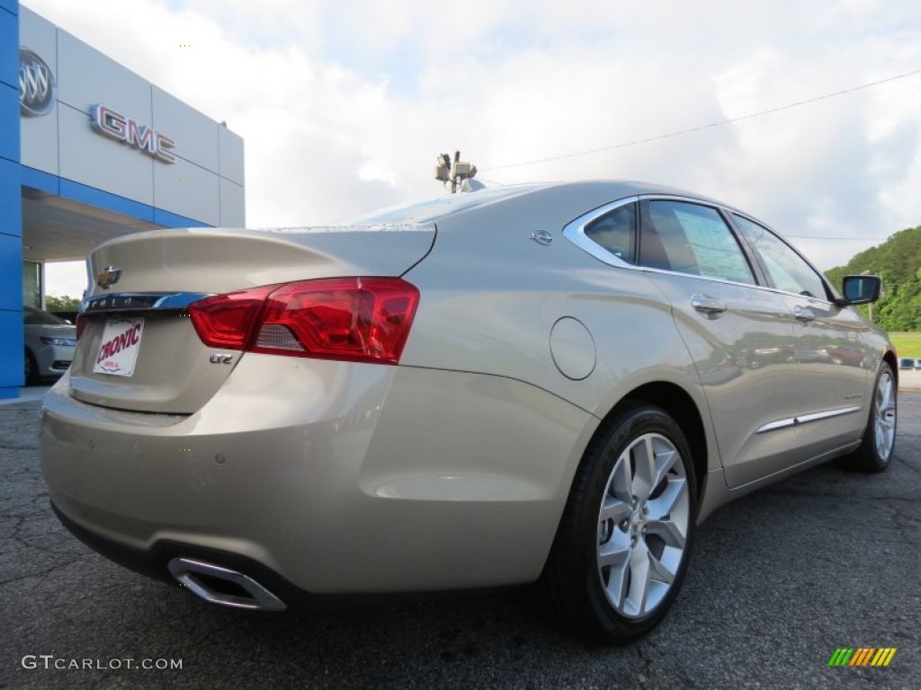 2014 Impala LTZ - Champagne Silver Metallic / Jet Black/Dark Titanium photo #7