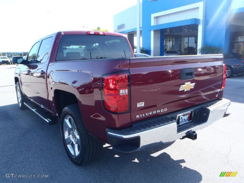 2014 Silverado 1500 LT Crew Cab - Deep Ruby Metallic / Cocoa/Dune photo #5