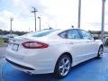 2013 White Platinum Metallic Tri-coat Ford Fusion SE  photo #3