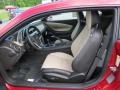 2013 Chevrolet Camaro Beige Interior Front Seat Photo
