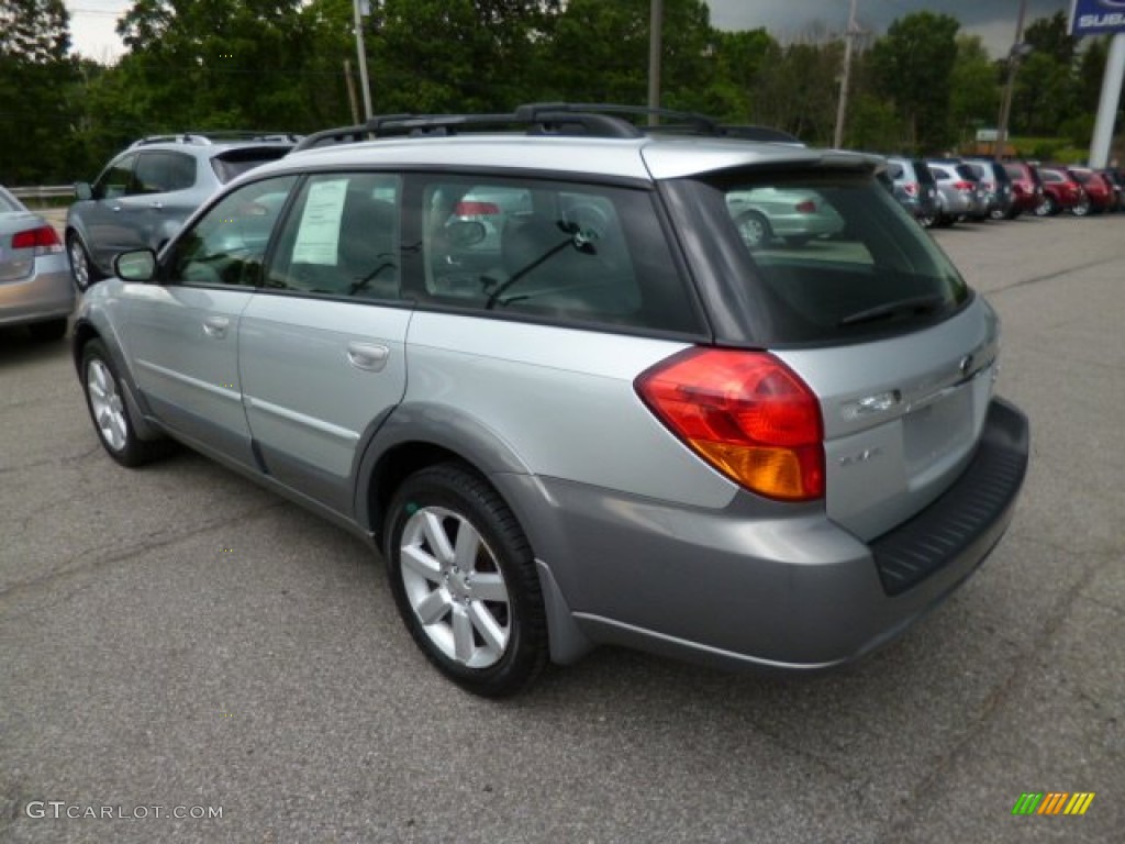 2006 Outback 2.5i Limited Wagon - Brilliant Silver Metallic / Off Black photo #5