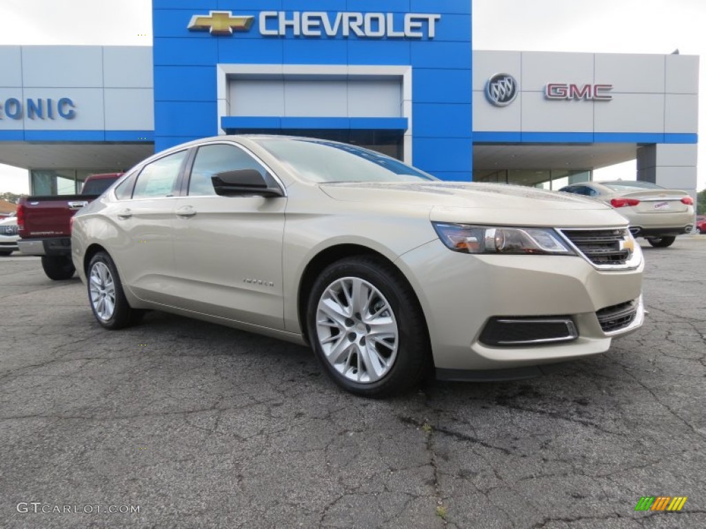 2014 Impala LS - Champagne Silver Metallic / Jet Black/Dark Titanium photo #1