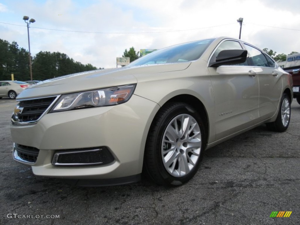 Champagne Silver Metallic 2014 Chevrolet Impala LS Exterior Photo #82448997