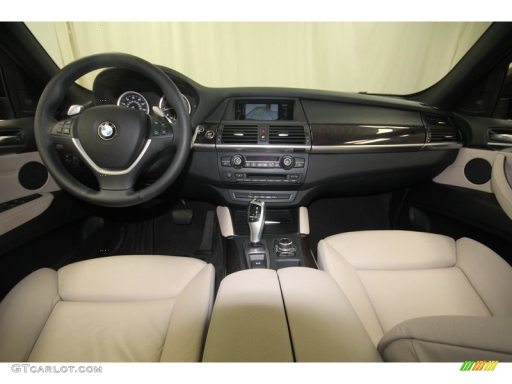 2011 X6 xDrive50i - Monaco Blue Metallic / Oyster photo #4