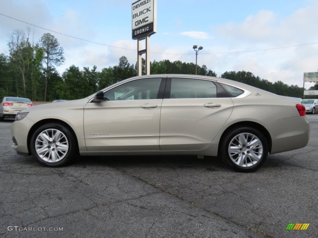 2014 Impala LS - Champagne Silver Metallic / Jet Black/Dark Titanium photo #4