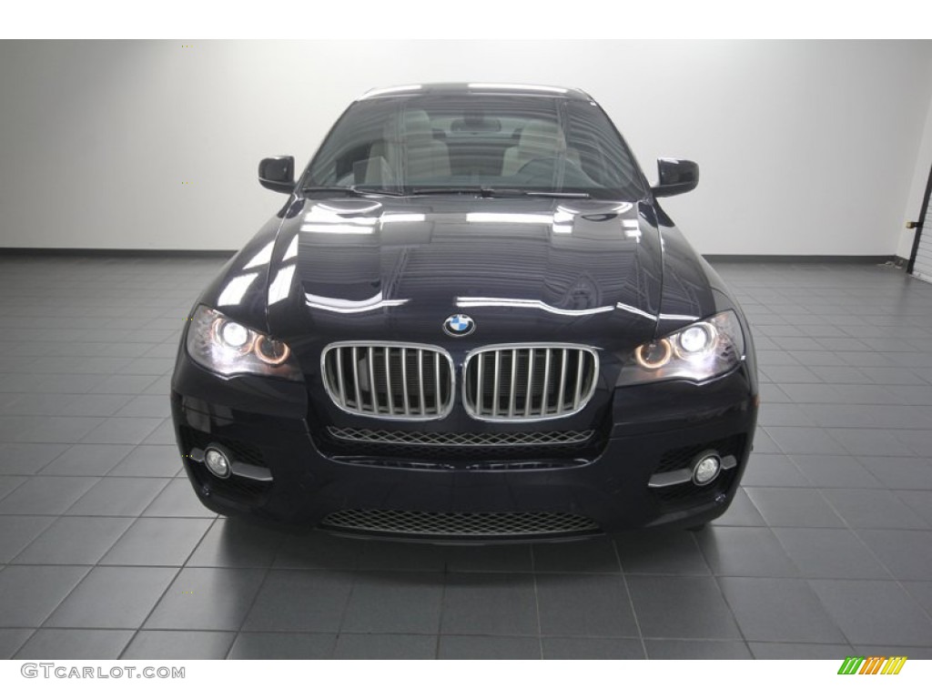 2011 X6 xDrive50i - Monaco Blue Metallic / Oyster photo #6