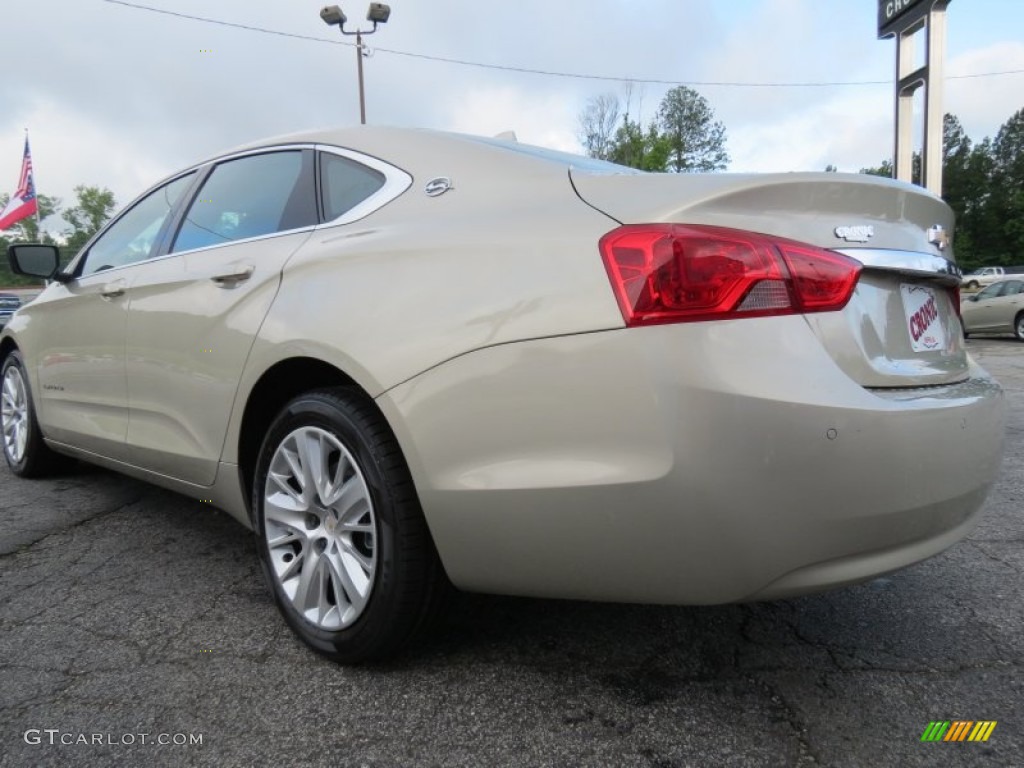 2014 Impala LS - Champagne Silver Metallic / Jet Black/Dark Titanium photo #5