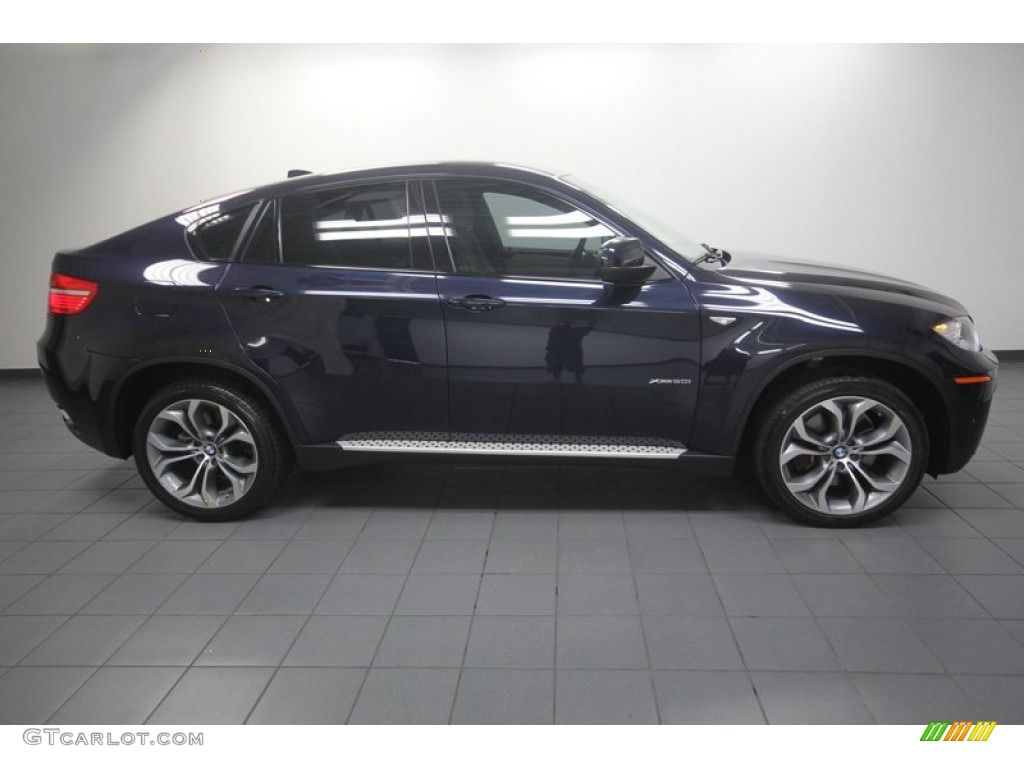 2011 X6 xDrive50i - Monaco Blue Metallic / Oyster photo #7