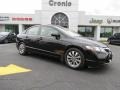 2009 Crystal Black Pearl Honda Civic EX-L Sedan  photo #1