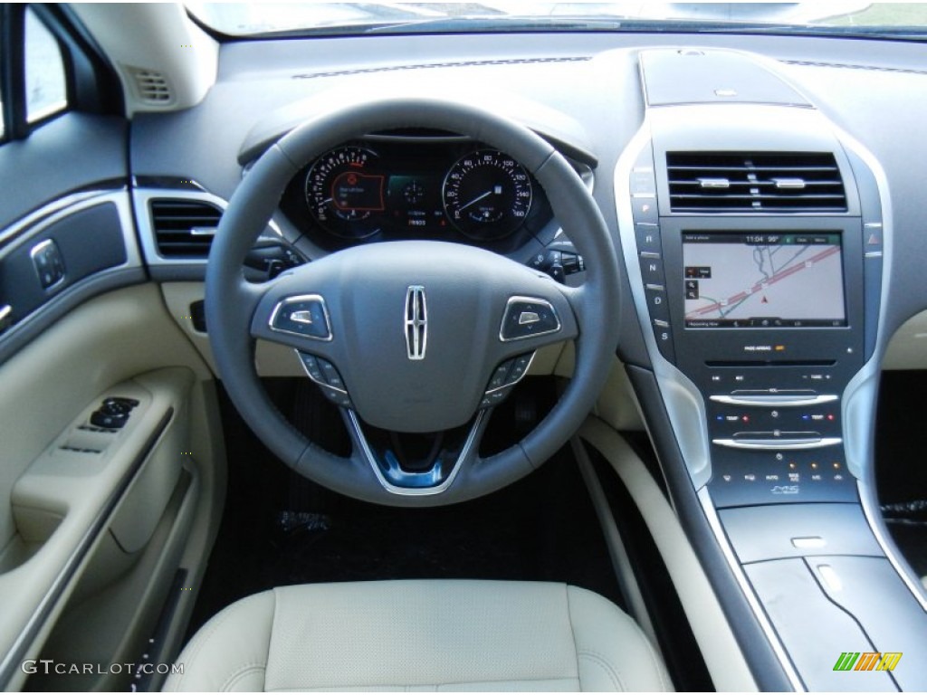 2013 Lincoln MKZ 3.7L V6 FWD Light Dune Dashboard Photo #82449547