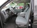 Black/Diesel Gray 2013 Ram 1500 SLT Quad Cab Interior Color