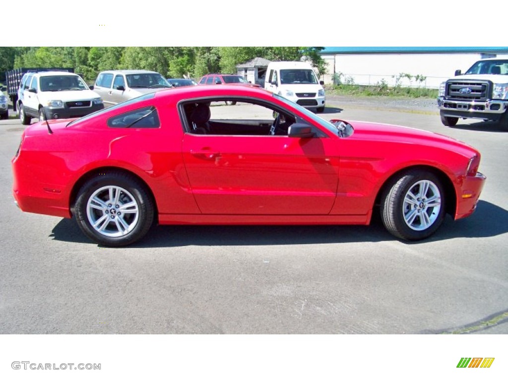 2013 Mustang V6 Coupe - Race Red / Charcoal Black photo #4