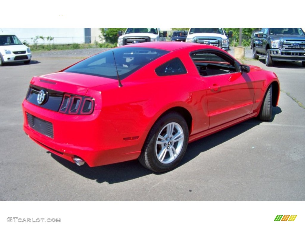 2013 Mustang V6 Coupe - Race Red / Charcoal Black photo #5