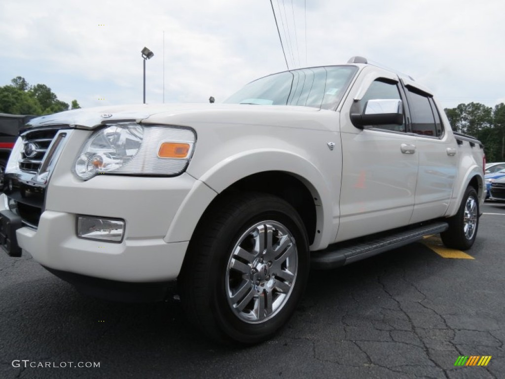 White Suede 2008 Ford Explorer Sport Trac Limited Exterior Photo #82450720