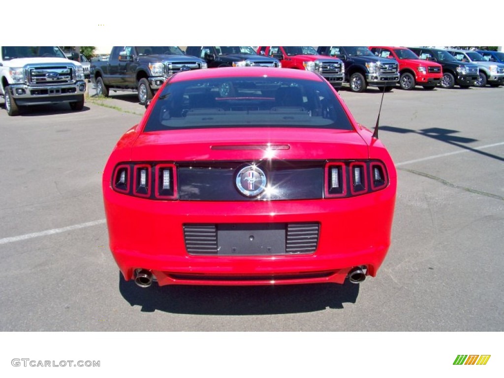 2013 Mustang V6 Coupe - Race Red / Charcoal Black photo #6