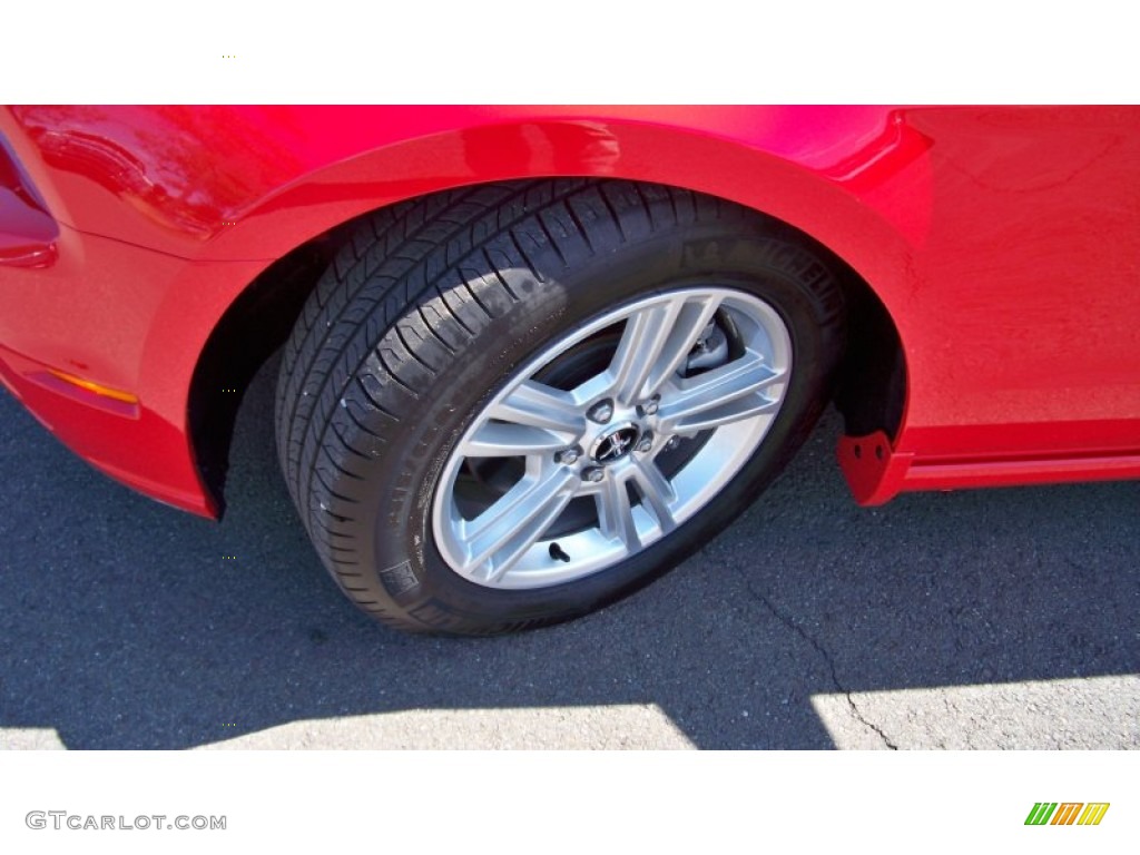 2013 Mustang V6 Coupe - Race Red / Charcoal Black photo #10