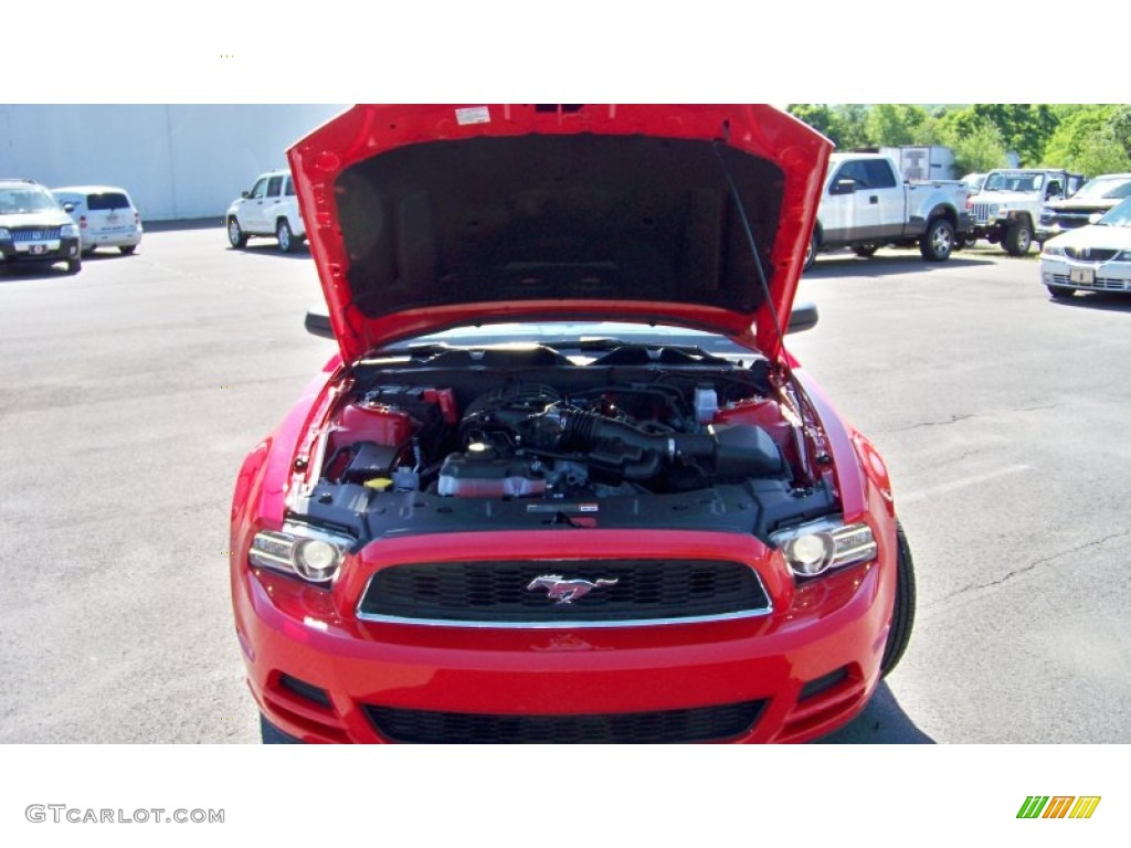 2013 Mustang V6 Coupe - Race Red / Charcoal Black photo #17