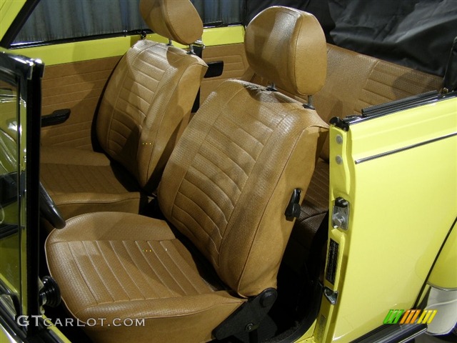 1979 Beetle Convertible - Yellow / Tan photo #5