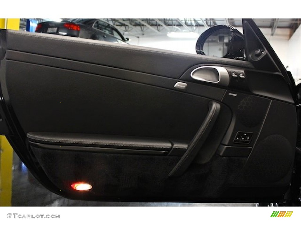 2011 Porsche 911 Turbo S Coupe Black Door Panel Photo #82451067