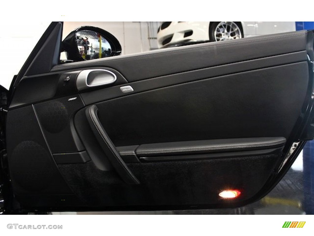 2011 Porsche 911 Turbo S Coupe Black Door Panel Photo #82451092