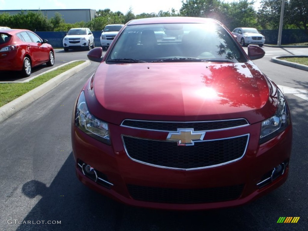 2014 Cruze LT - Crystal Red Tintcoat / Jet Black photo #2