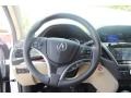 Parchment 2014 Acura MDX SH-AWD Advance Steering Wheel