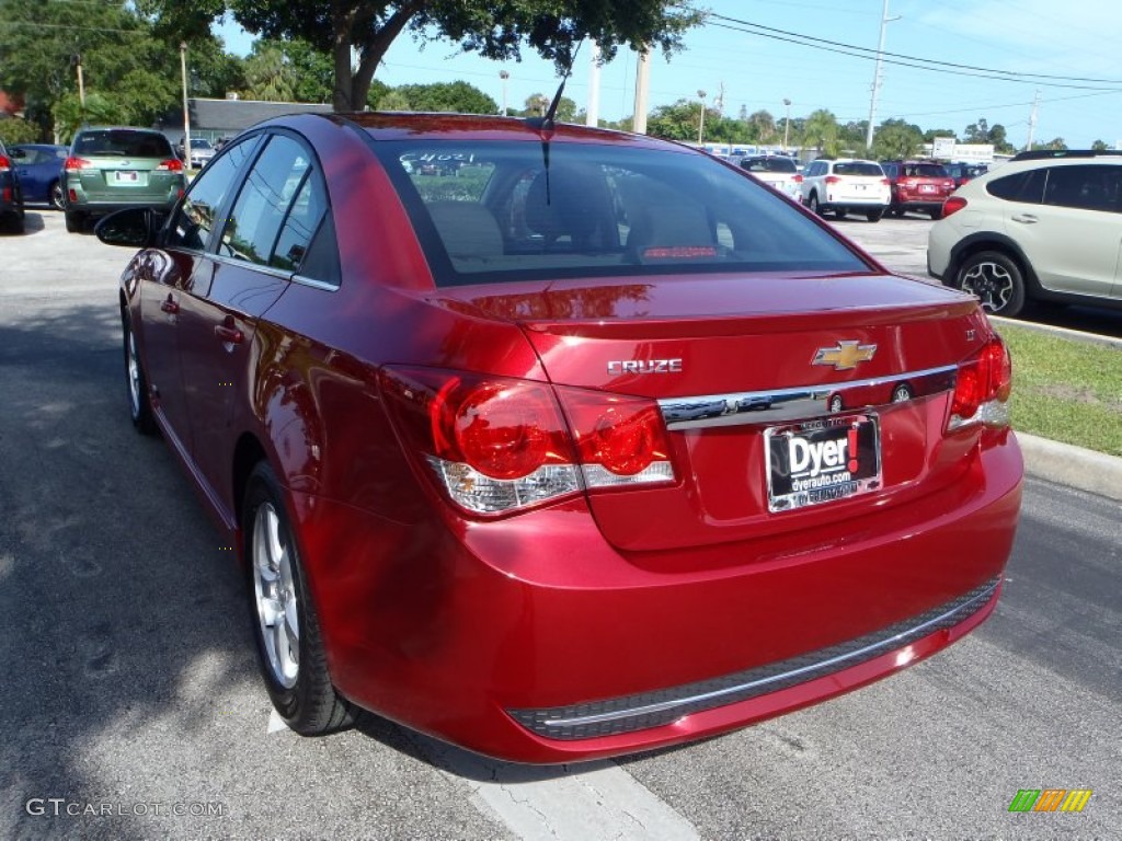 2014 Cruze LT - Crystal Red Tintcoat / Jet Black photo #4