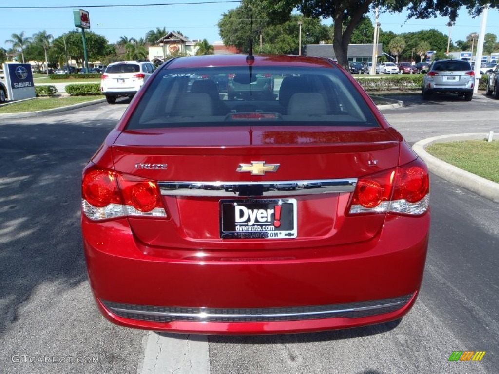 2014 Cruze LT - Crystal Red Tintcoat / Jet Black photo #5