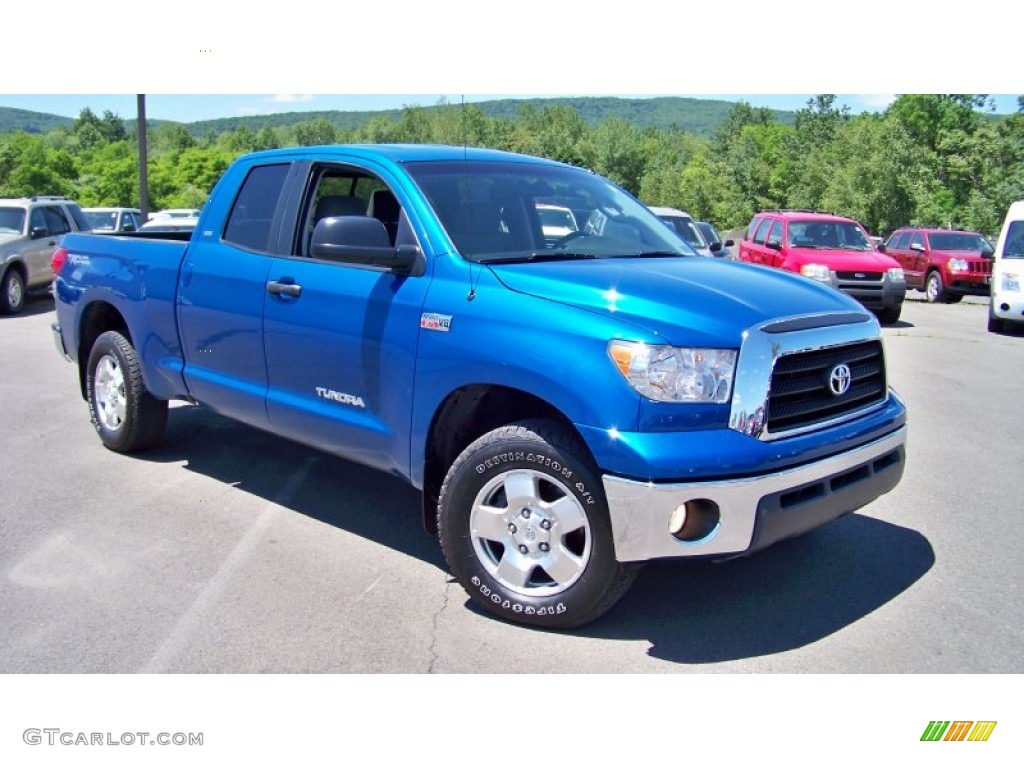 Blue Streak Metallic 2008 Toyota Tundra SR5 TRD Double Cab 4x4 Exterior Photo #82452456