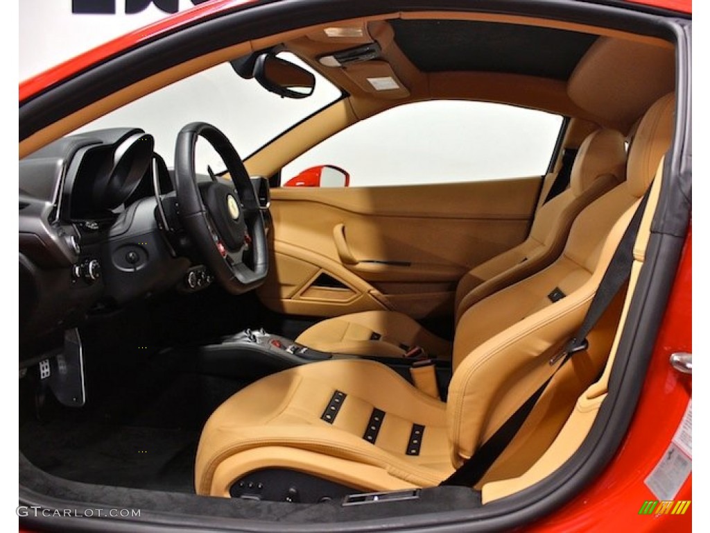 Beige Interior 2010 Ferrari 458 Italia Photo #82452566
