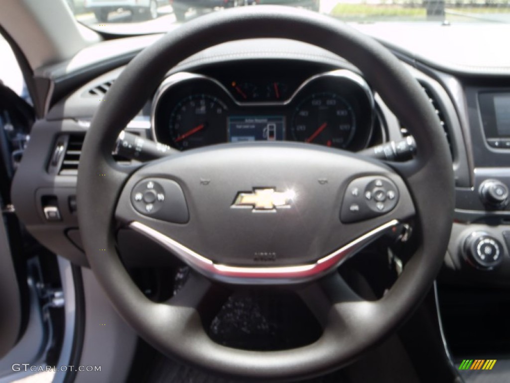 2014 Chevrolet Impala LS Jet Black/Dark Titanium Steering Wheel Photo #82452632