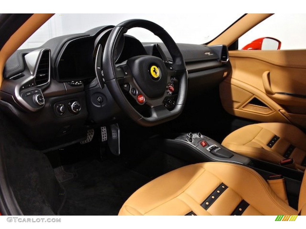 Beige Interior 2010 Ferrari 458 Italia Photo #82452785