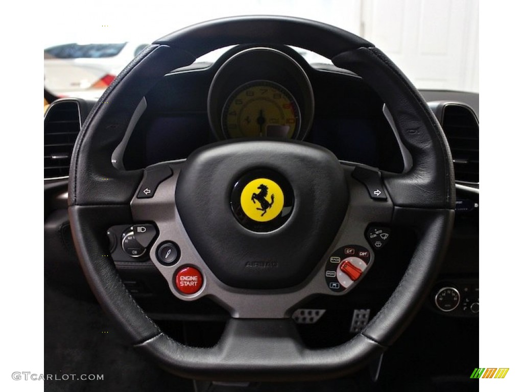 2010 Ferrari 458 Italia Beige Steering Wheel Photo #82452830