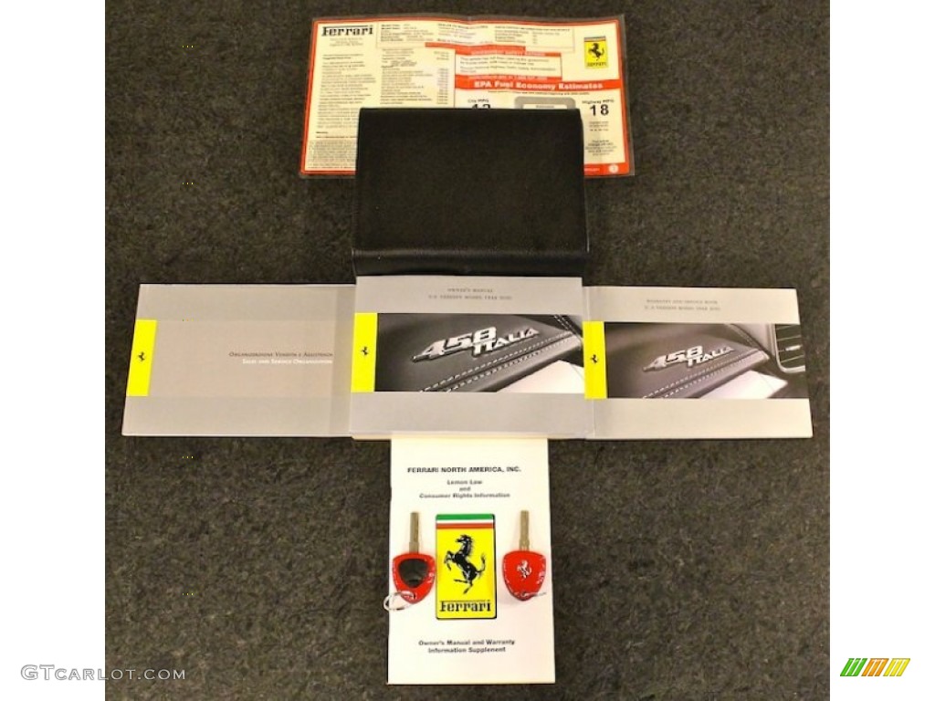 2010 Ferrari 458 Italia Books/Manuals Photo #82453054
