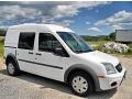 Frozen White 2011 Ford Transit Connect XLT Cargo Van Exterior