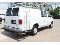 Oxford White 2000 Ford E Series Van E350 Commercial Van Ladder Exterior
