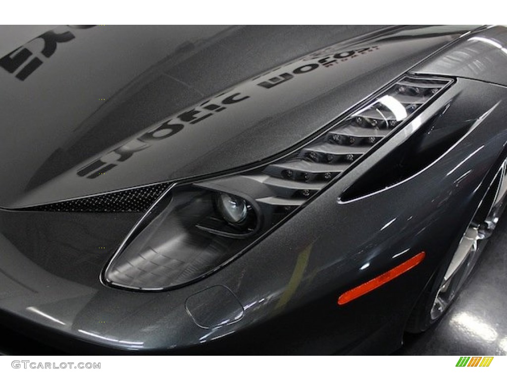 2013 458 Spider - Grigio Silverstone (Dark Grey Metallic) / Nero photo #20